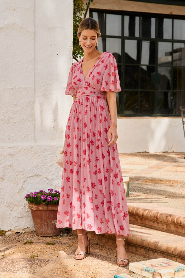 Vestido Largo Cortefiel Mujer Vestidos Vestido Plisado Kate