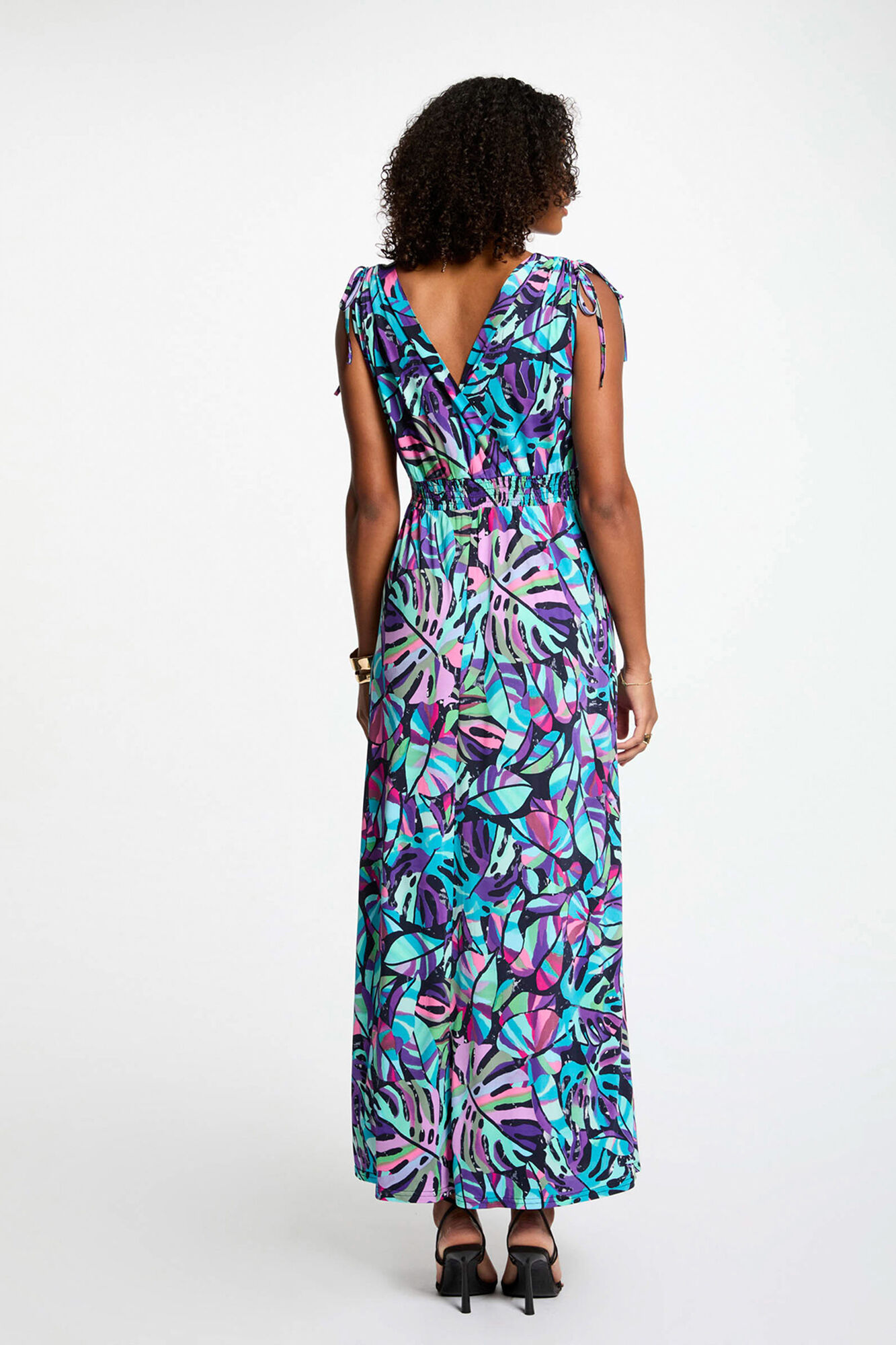 Morgan Vestido largo recto estampado