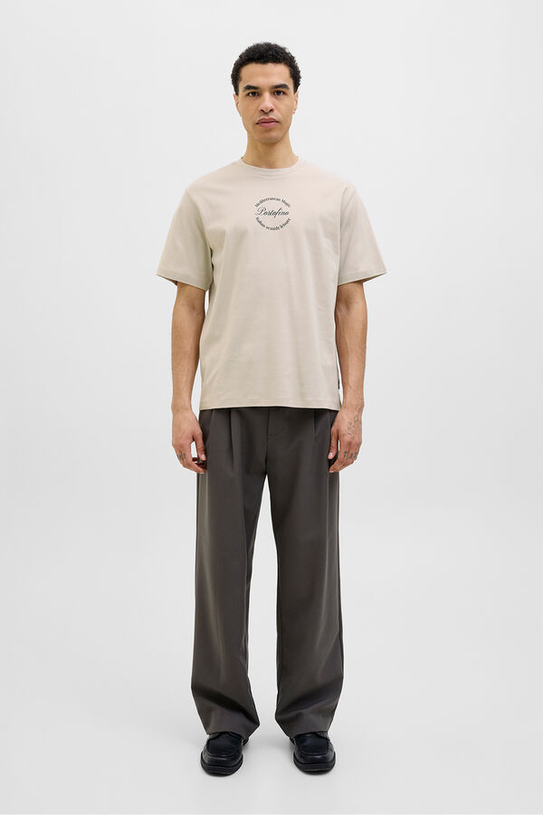 Jack & Jones Camiseta back print Gris