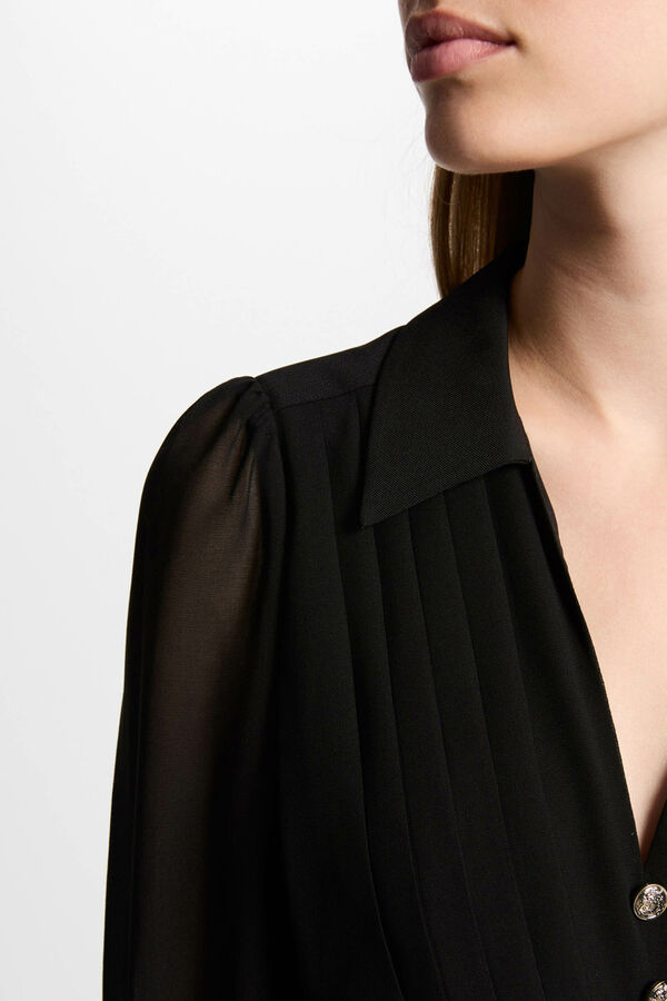 Morgan Vestido curto de patinadora Preto