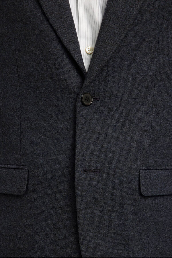 Selected Americana de lana slim fit Azul marino