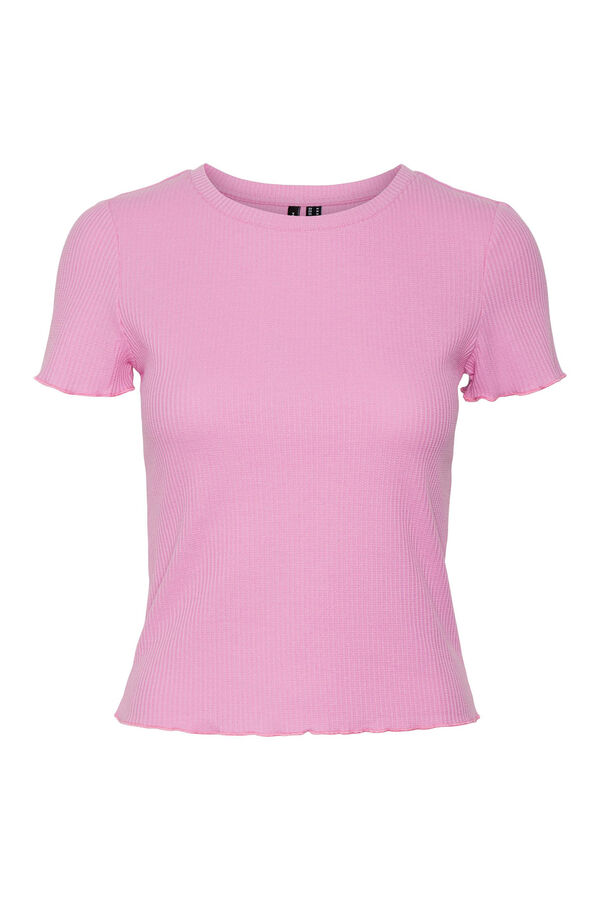 Vero Moda Top canelado Roxo