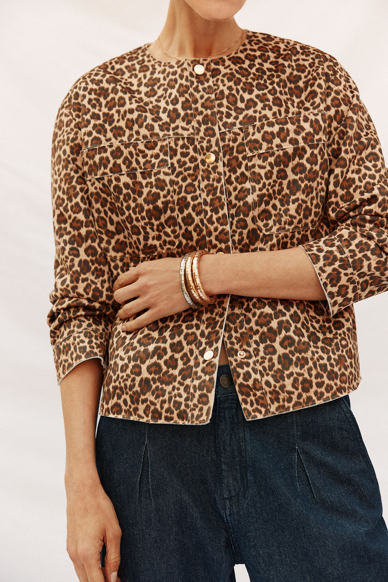 Cortefiel Cazadora efecto piel