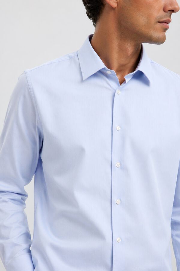 Selected Camisa de vestir slim fit Azul