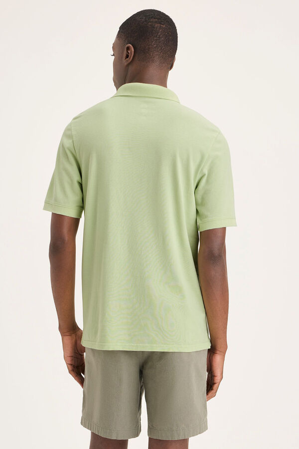 Dockers Polo de manga curta Verde