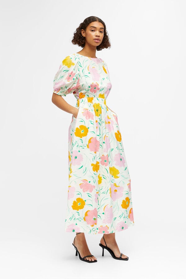 Object Vestido largo espalda descubierta Blanco