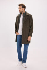 Jack & Jones Sobretudo longo com fecho combinado Verde