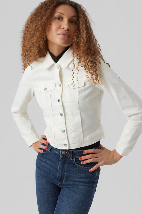 Vero Moda Chaqueta vaquera Blanco