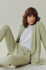 Vila Calças cintura elástica Verde