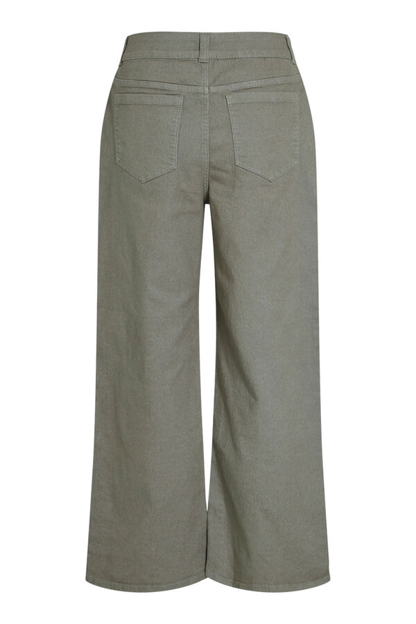 Vila Pantal&oacute;n vaquero ancho 7/8 Gris