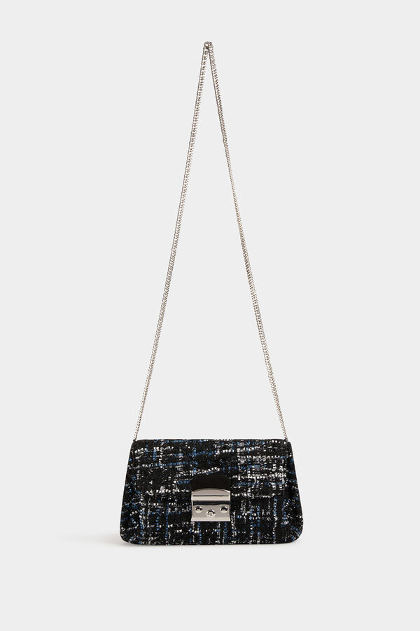 Morgan Bolso tweed Negro