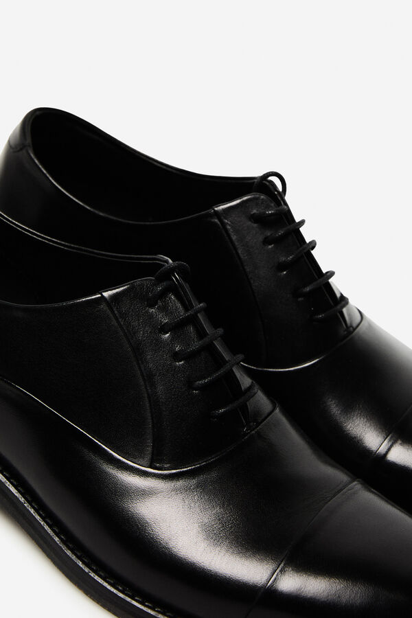 Cortefiel Zapato vestir cordones Negro