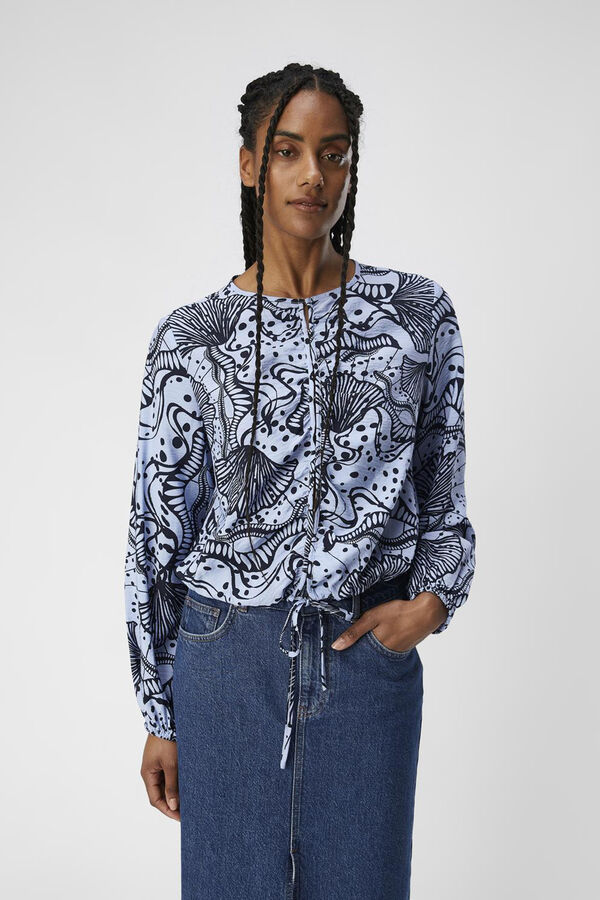 Object Blusa estampada Azul