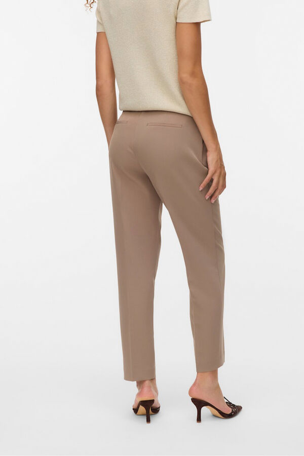 Vero Moda Pantal&oacute;n largo de vestir Marr&oacute;n