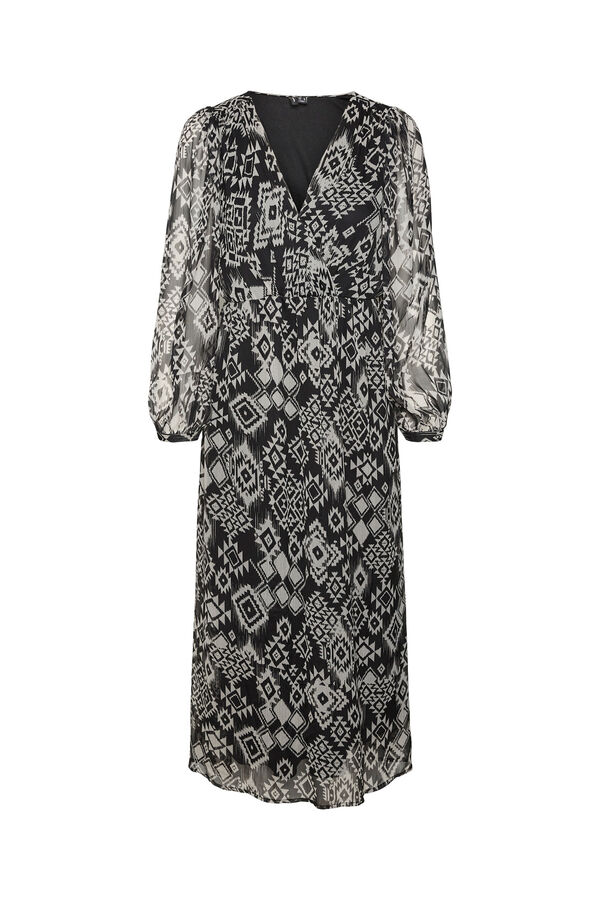 Vero Moda Vestido 7/8 efecto gasa Negro