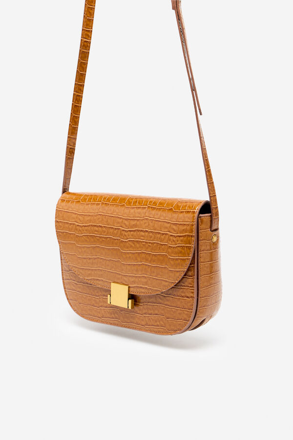 Cortefiel fecho de al&ccedil;a de ombro Castanho