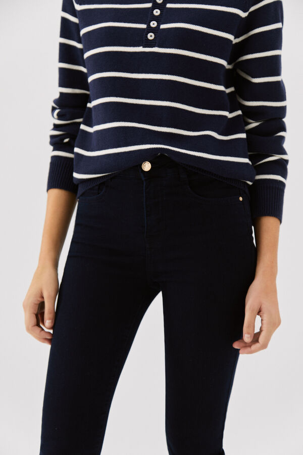 Cortefiel Cigarro jacquard sensational fit Azul