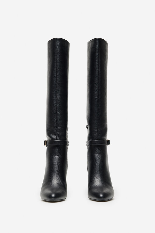 Cortefiel Bota tac&oacute;n hebilla Negro