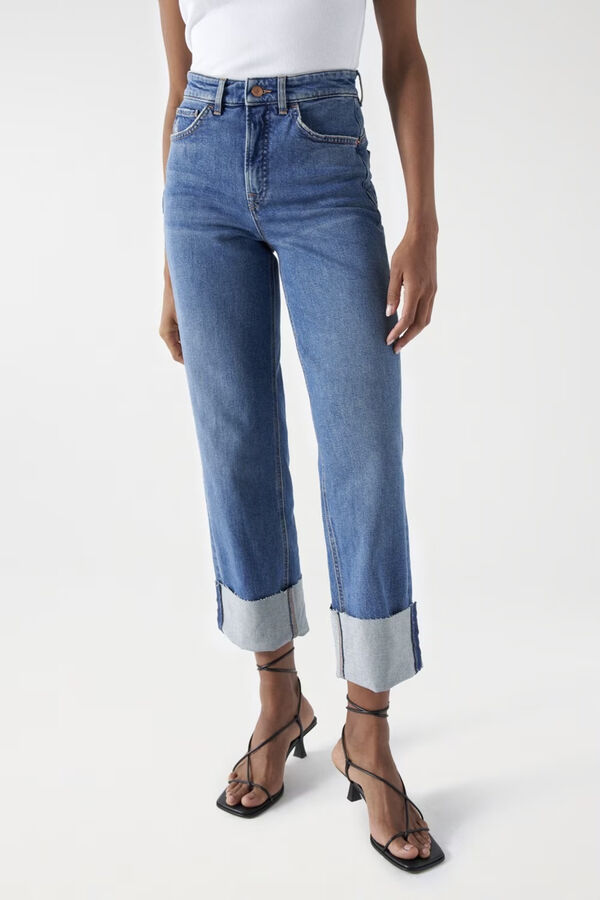 Salsa Jeans Vaqueros faith push in straight Azul