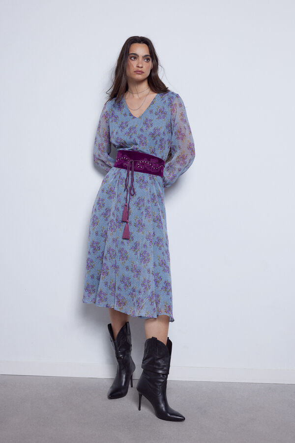 Slowlove Vestido estampado Multicolor
