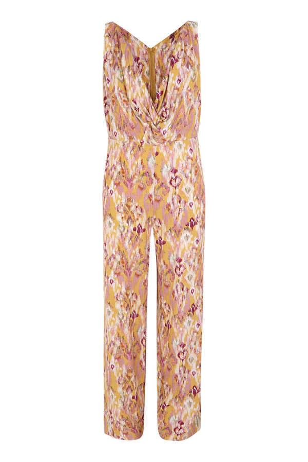 Cortefiel Macacão comprido estampado Multicolorido