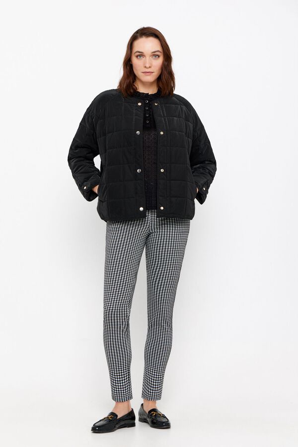 Cortefiel Pantal&oacute;n punto jacquard Estampado blanco