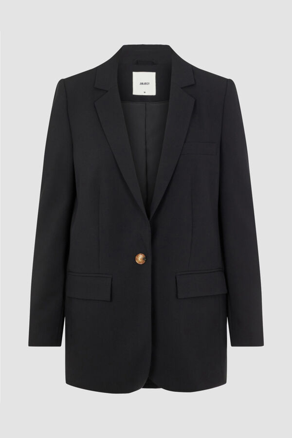 Object Blazer regular fit Negro
