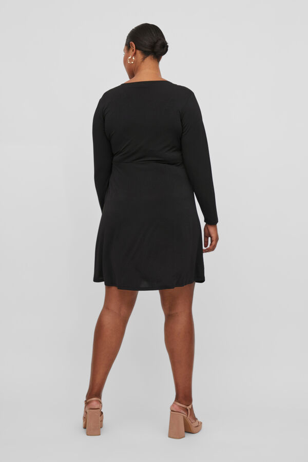 Evoked by Vila Vestido envolvente Negro