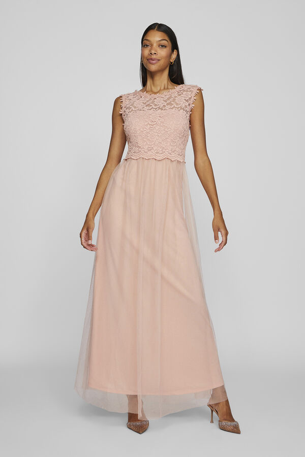 Vila Vestido largo fiesta Rosa