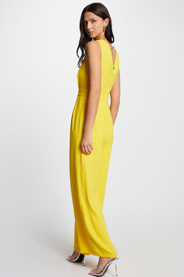 Morgan Mono largo pernera ancha Amarillo