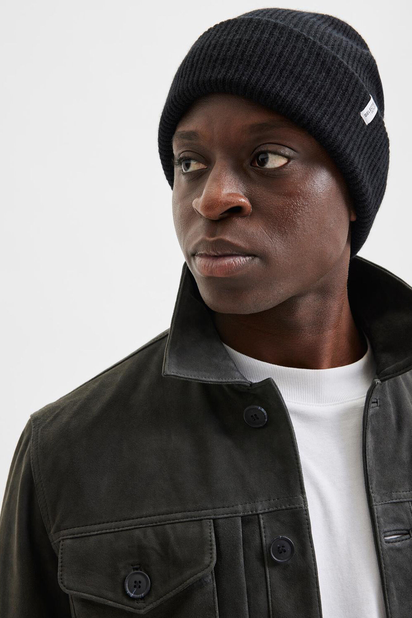 Selected Gorro feito com l&atilde; RWS.