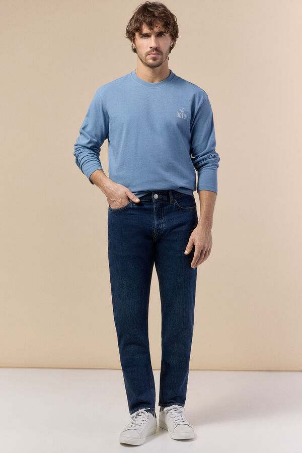 OOTO Pantal&oacute;n vaquero slim fit Azul marino