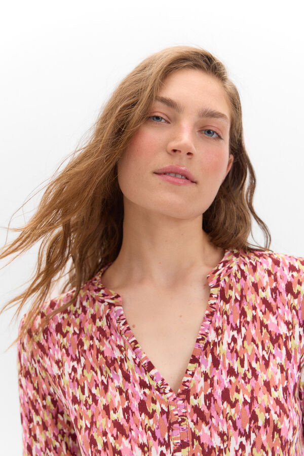 Cortefiel Camisola b&aacute;sica com pesco&ccedil;o mao Verde