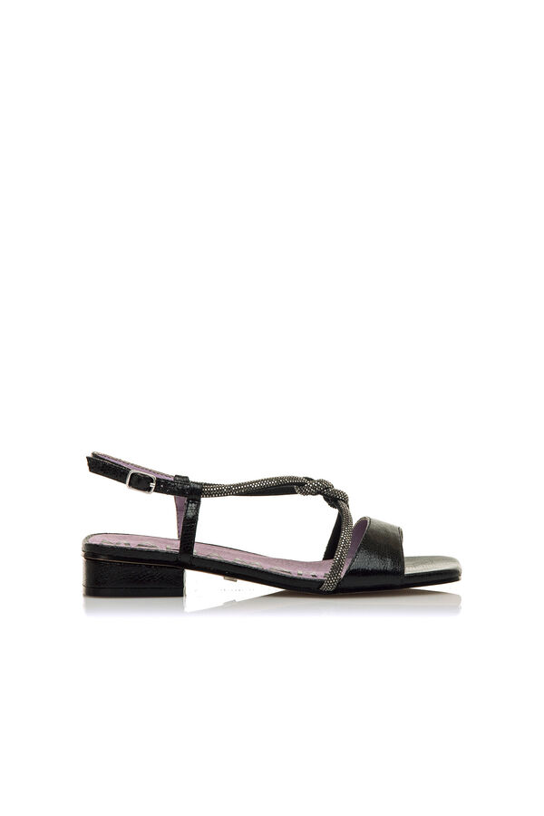 Maria Mare Sandalia plana Negro