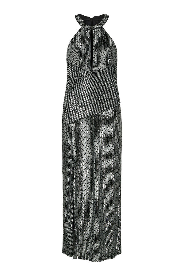 Vila Vestido largo fiesta pedrer&iacute;a Azul