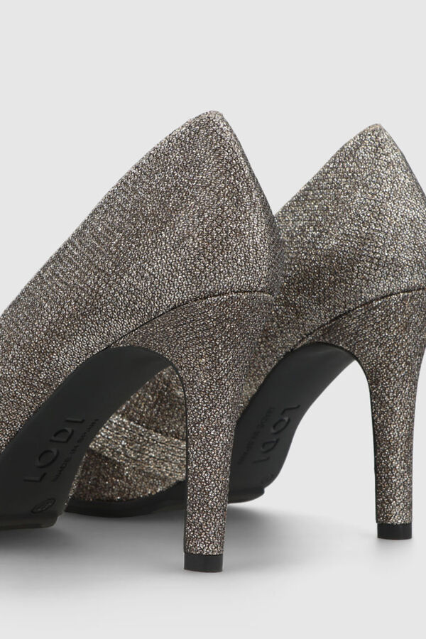 Lodi Sapatos de salto de mulher em tecido têxtil Dourado