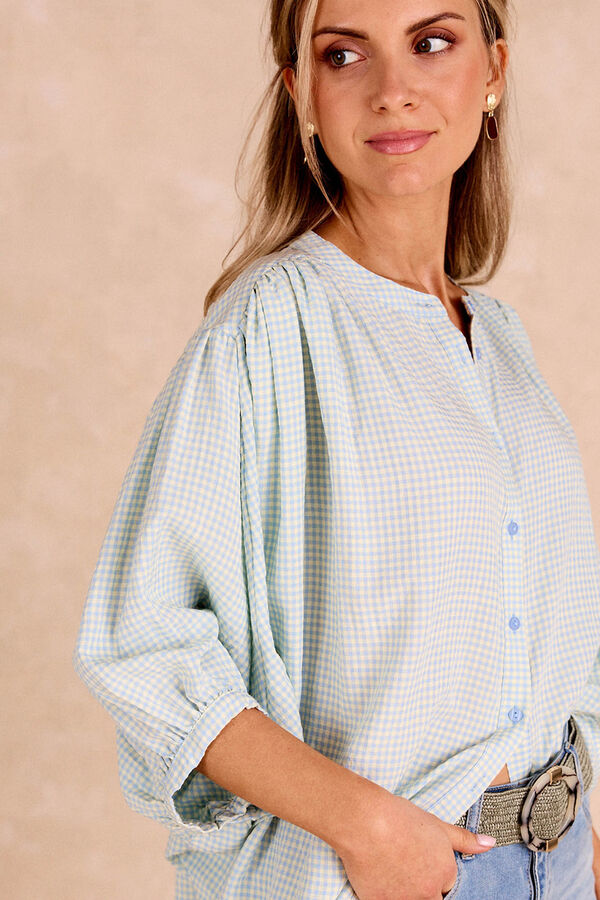 Pol&iacute;n Et Moi Blusa azul claro Vicky Azul