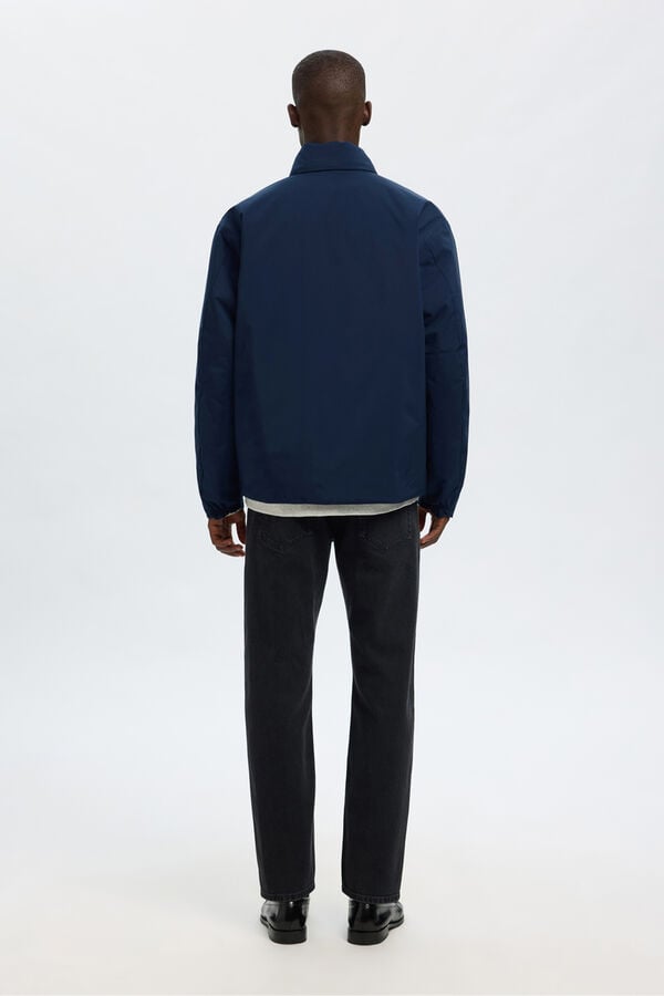 Selected Cazadora t&eacute;cnica resistente al agua Azul marino