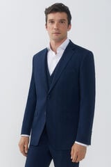 Cortefiel Blazer quadrados s&eacute;rie XXI Azul