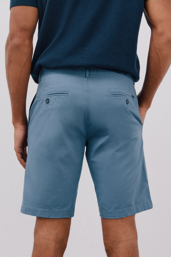 Cortefiel Bermuda chino Azul