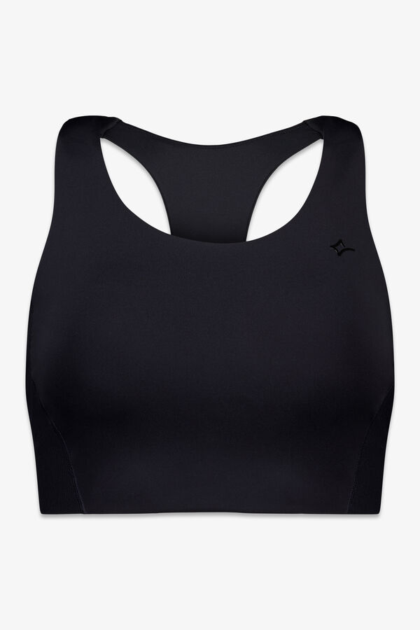 Dash and Stars Sujetador deportivo 4D Stretch negro negro