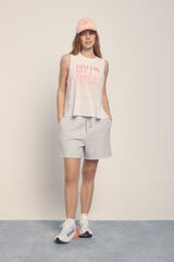 Dash and Stars Calções de pelúcia cinza cinzento