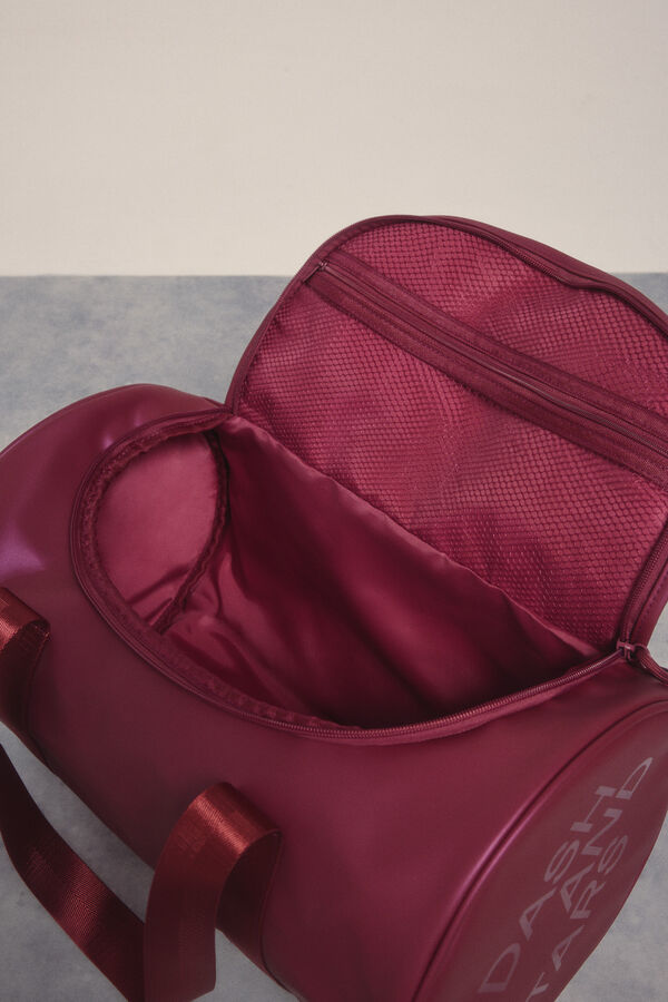 Dash and Stars Bolso deporte 'bowling' mediana rosa rosa