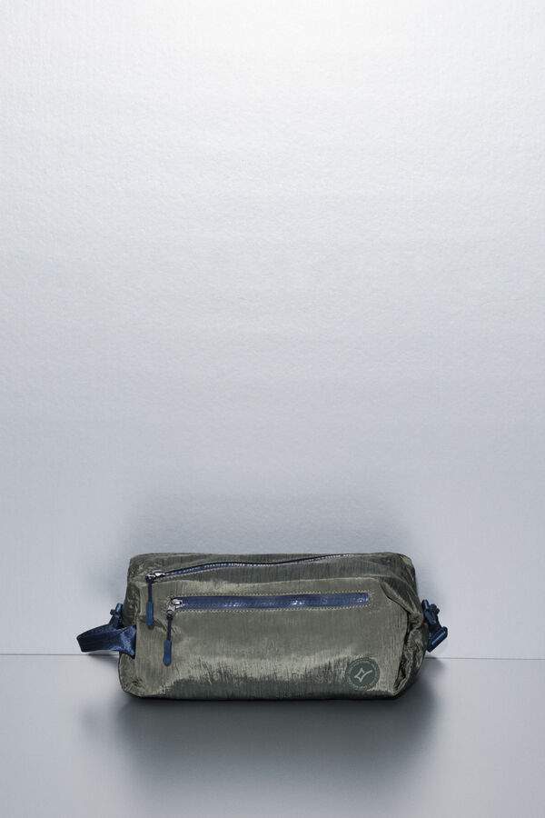 Dash and Stars Bolso bandolera nylon  kaki satinado verde