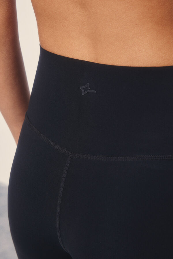 Dash and Stars Legging preta longa COMPRESSIVA preto