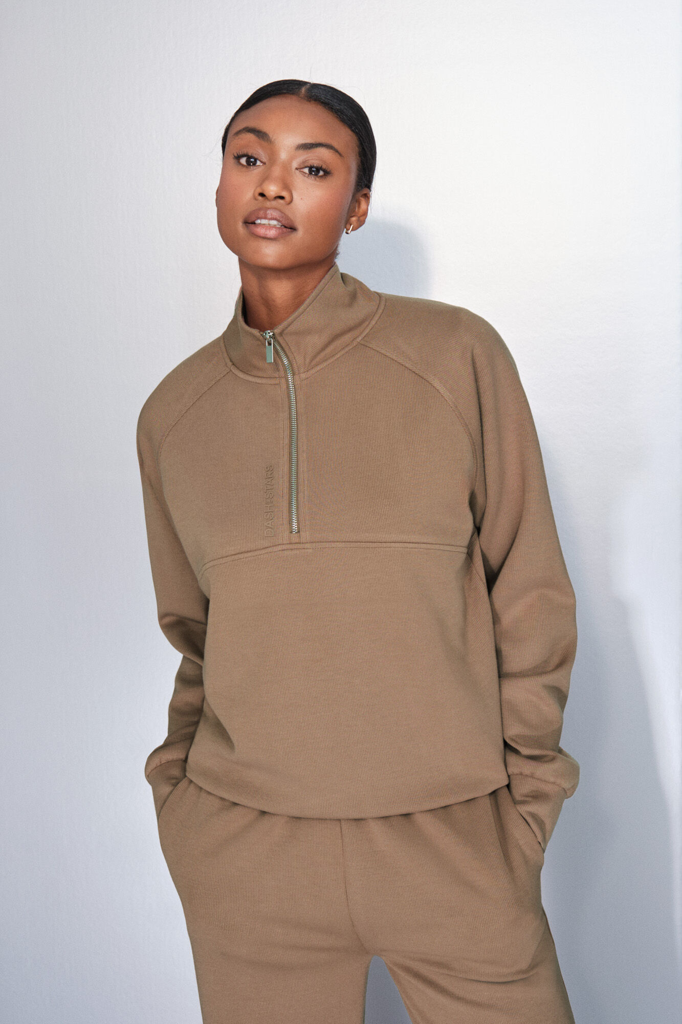 Dash and Stars Moletom sweatshirt com gola