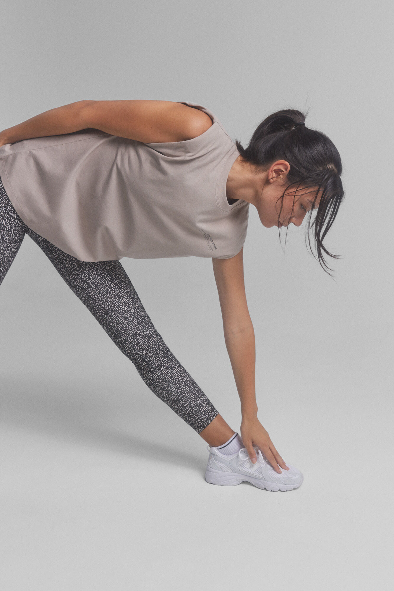 Dash and Stars Camiseta sin mangas con hombreras