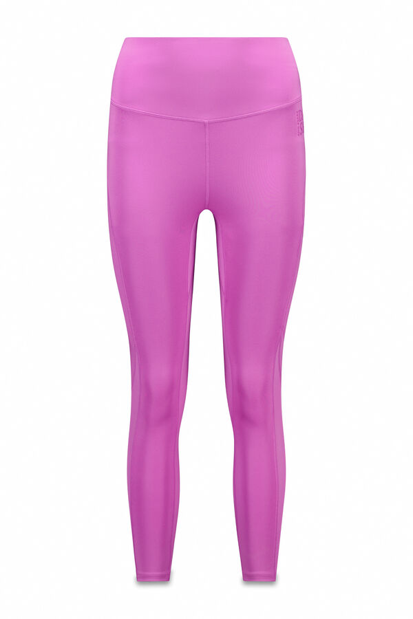 Dash and Stars Leggings 4D STRETCH curtas rosas rosa