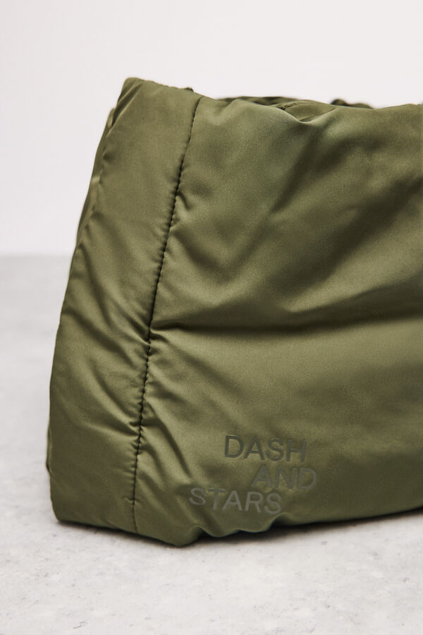 Dash and Stars Gola desportiva acolchoada caqui beige