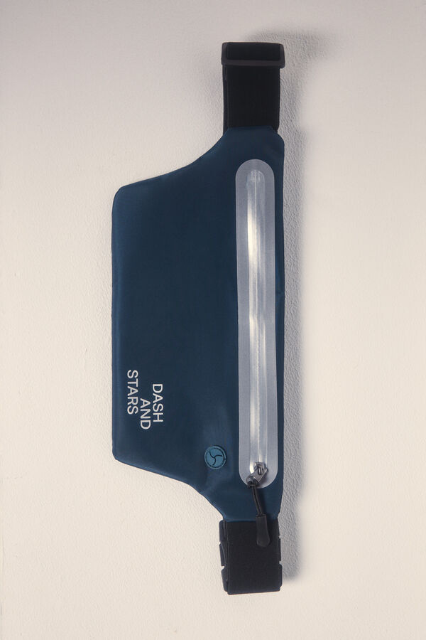 Dash and Stars Bolsa de cintura t&eacute;cnica azul azul